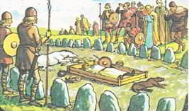 Похоронный обряд викингов